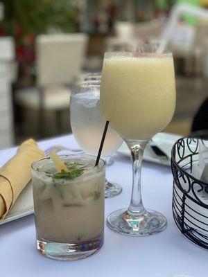 Coquito Mojito and Piña Colada