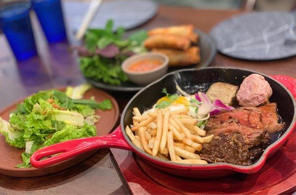 Sizzling Steak W/Salad