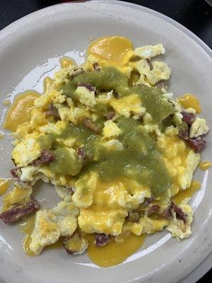 Taco scramble without the tortilla