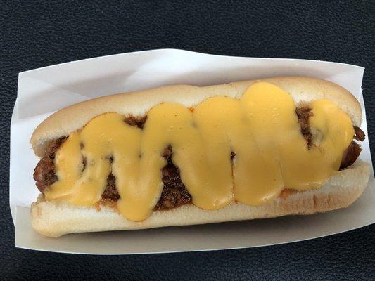 Spanish cheese dog