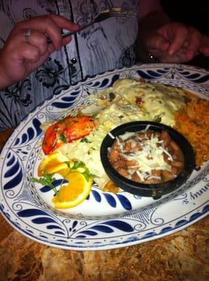 Lobster enchiladas!!!!!!!!!!  Yum!!!