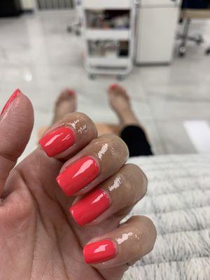 Regular Manicure and Pedicure