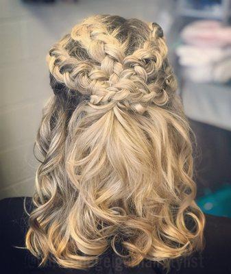 Bridal Updo by Christine Geiger.