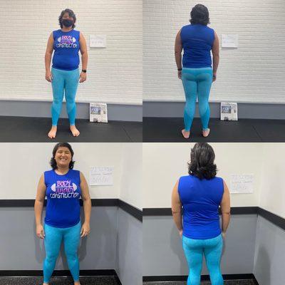 Jenzy killed the Kick2020GoodBye challenge! Look at that transformation  We're so proud of you!