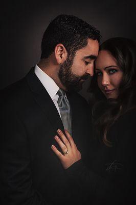 Our engagement photos turned out so intense and glamorous!