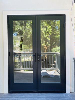 Milgard Ultra Fiberglass French Door for Encino, CA job.