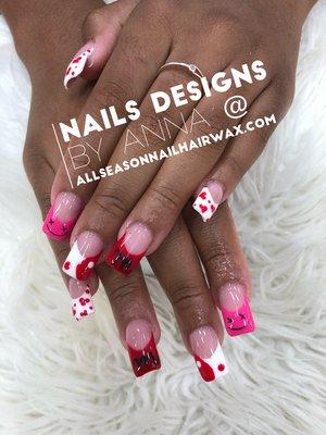 Nails Designs by Anna @
AllSeasonNailHairWax.com