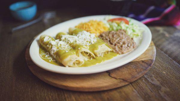 Enchiladas Verdes