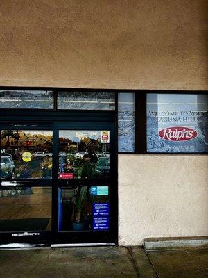 Grocery store entrance