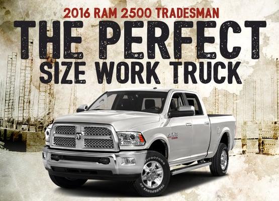 2016 Ram 2500 on sale!