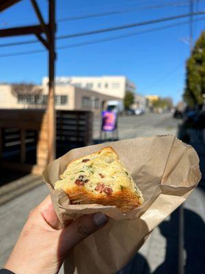 Chinese sausage biscuit