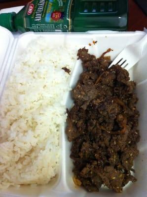 Bulgogi & rice.