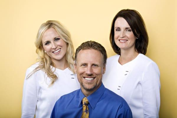 Dr. Kerbs and his Dental Hygienists