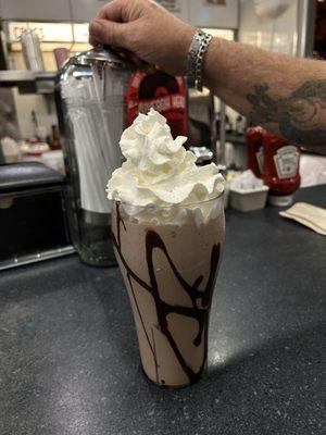 Chocolate milkshake