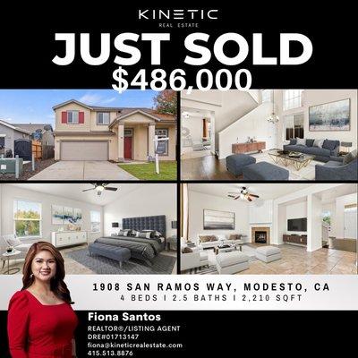 Just sold! 1908 San Ramos Way, Modesto