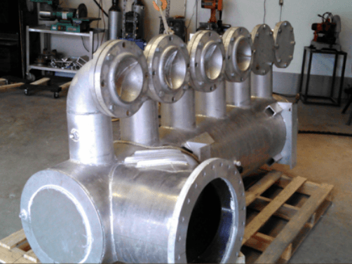 aluminum pipe assembly