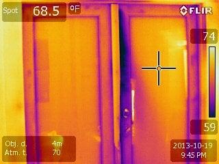 Energy loss as seen by infrared......