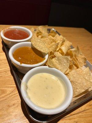 Trio Dip with chips