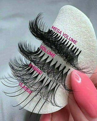 4 Lash styles