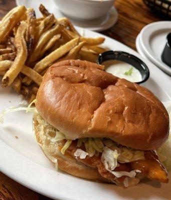 Fried chicken sandwich