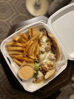 Chicken Philly Cheese Sandwich