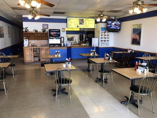 Counter and Dining Area