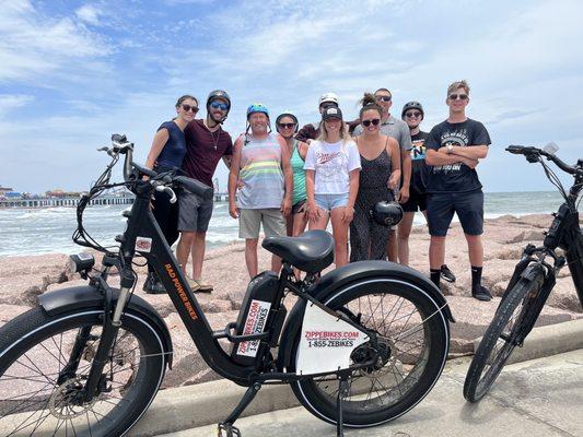 Bikes on the ocean!