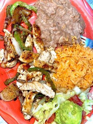 Chicken fajitas