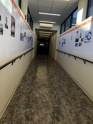 Long hallway to imaging