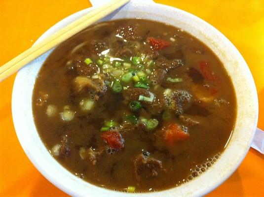 Beef noodle soup $6.95