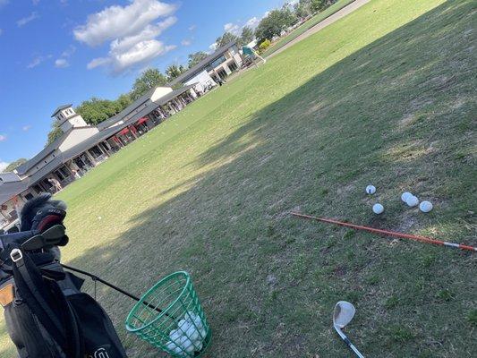 Chipping practice field