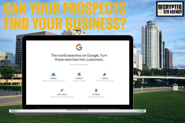 Can your prospects find your business in Google?