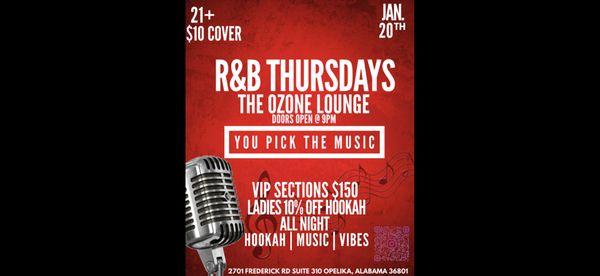 R&B Thursdays every week.