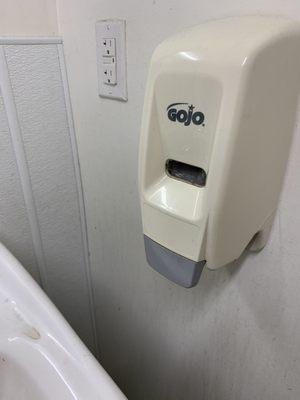 No soap during COVID! How does the staff wash their hands?!