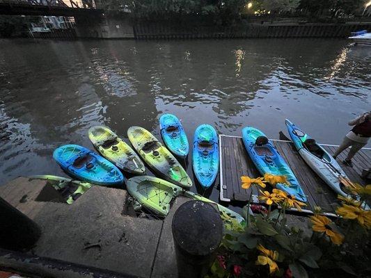 Single and Double Kayaks from Water riders Kayak Tours