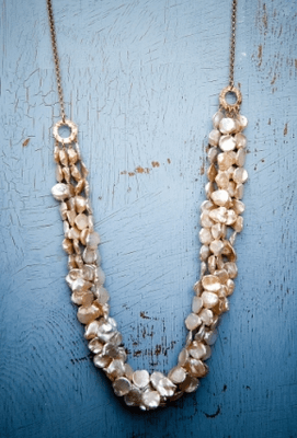 Freshwater Keshi pearl neckpiece