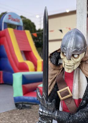 Guardian of the bouncy houses and slides