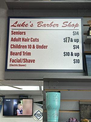 Luke's Barber shop