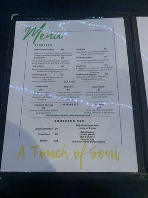 Menu on 11/8/24