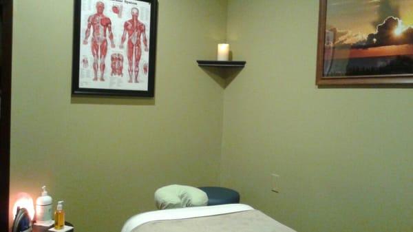 Our treatment room will give you a feeling of relaxation the minute you walk in.