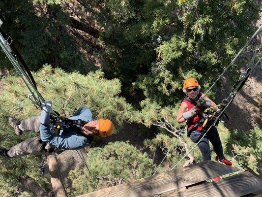 Great way to conquer fear of height!