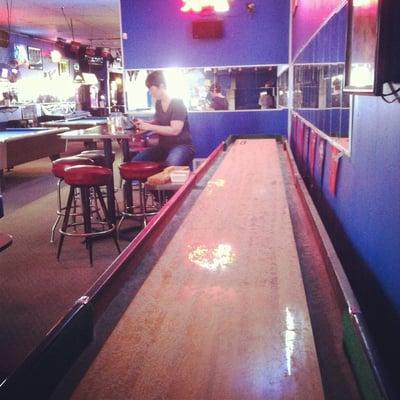 Shuffleboard. Pretty nice one too