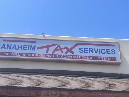 Anaheim Tax Services on Lincoln near brookhurst