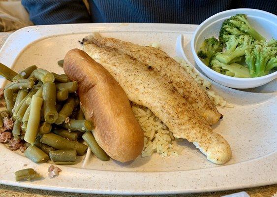 Lemon pepper fish meal