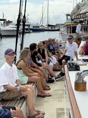 On the boat