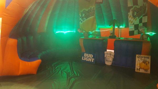 Inflatable VIP Lounge  - Provided by All About Fun, Inc - 610-253-4777 or www.allaboutfun.org