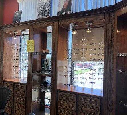 Our inventory of stylish and comfortable frames.