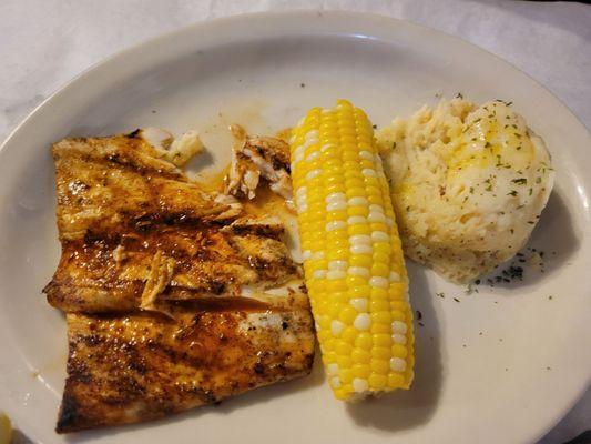 Blackened Mahi Mahi dinner