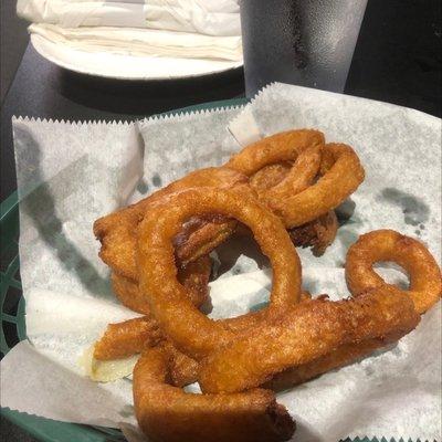 Onion ring appetizer for $8.99......