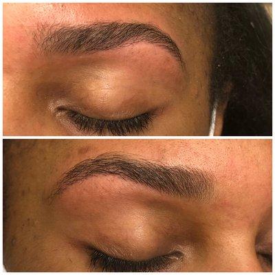 Eyebrows Threading After